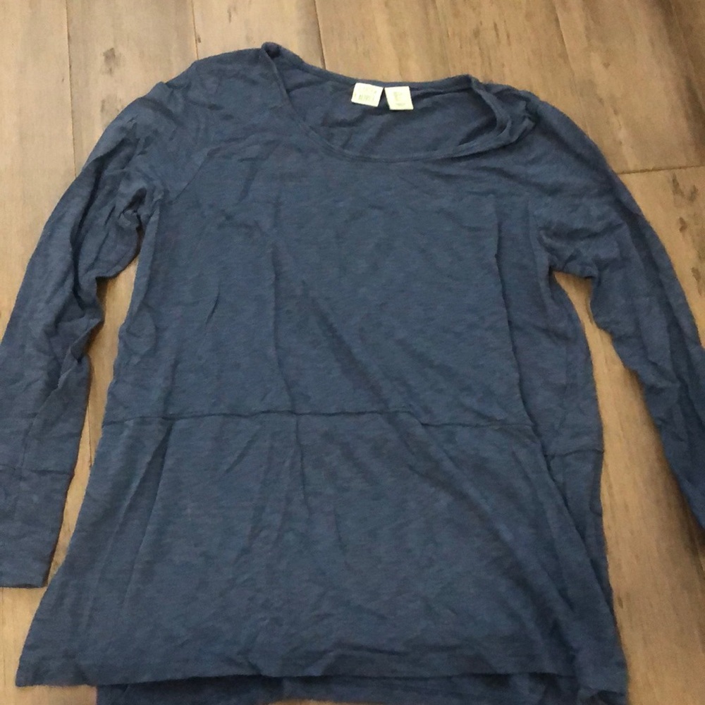 Long sleeve, Blue, Flowey T-shirt